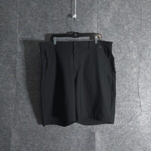 Travis Mathew Mens Shorts Size 40 Black Tech Golf Casual Flat Front Performance